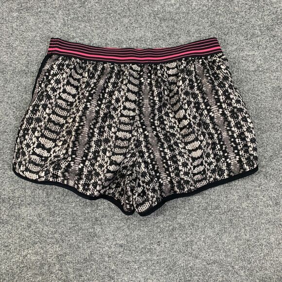 Under Armour Short Women S Small Pink Black Perfect Pace Running HeatGear Fitted - Picture 9 of 12